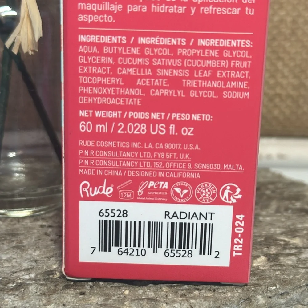 Rude Radiant Lasting‎ Makeup Mist